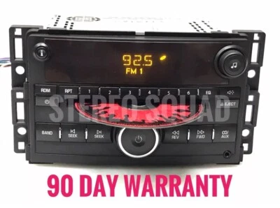 Radio reproductor de CD Saturn Ion Vue AM FM 2006-2007 con entrada auxiliar "GM706B" Foto 1 de 4