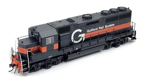 Sistema de rieles Atlas Master HO escala Guilford GP40 BM/MEC No # - Modo doble CC/DCC - Imagen 1 de 9