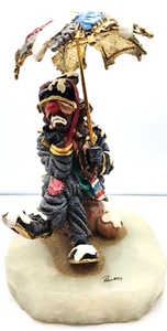 Ron Lee 1989 “ Snow Drifter “ #430/750 Signed 24k Gold Accented Heavy Figurine - Picture 1 of 11