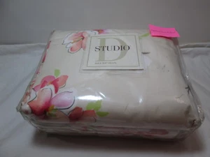  Studio D Floral CHLOE Pole Top Drape 2 gefütterte Fensterpaneele (2 - 42"x84") Blume - Bild 1 von 6