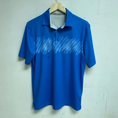 Polo Walter Hagen Para Hombre P11 Corte Pecho Rayas Corte Alto Mar Azul MGA11492 Foto 1 de 4