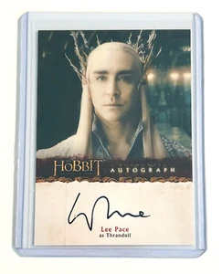 The Hobbit: Unexpected Journey LEE PACE as THRANDULL AUTOGRAPH CARD A19 - Picture 1 of 2