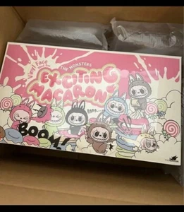 POPMART LABUBU THE MONSTERS Exciting MACARON 6 Types set Box Plush New - Picture 1 of 1