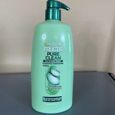 Garnier Fructis Pure Clean Silicone Free Hydrating Conditioner 33.8 Oz Pump - Image 1 of 4