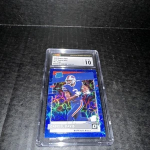 Donruss Optic Gabriel Davis 2020 alcance azul clasificación novato #187 CSG 10 facturas - Imagen 1 de 3