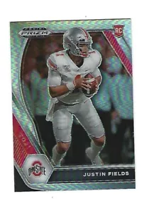 Justin Fields 2021 Panini Prizm Draft Pick Rookie Prizm Card, # 121, Ohio State - Imagen 1 de 2