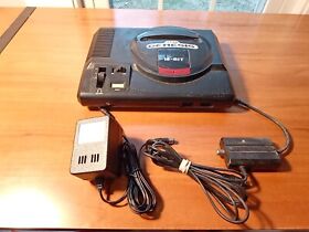 Sega Genesis 1 Console System - Black + Cables *TESTED* LND