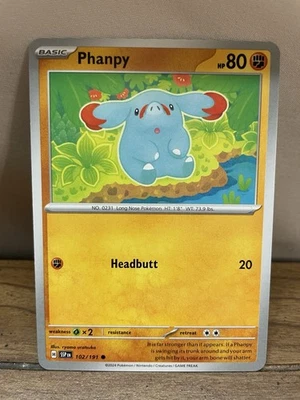 Phanpy 102/191 Sv08: Surging Sparks Regular - Image 1 of 2