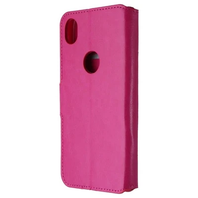 MyBat MyJacket Wallet Element Series Case for Motorola Moto E6 - Pink Leather - Image 1 of 3