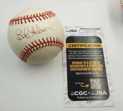 Bob Gibson SIGNED AUTOGRAPHED  National  League BASEBALL!    JSA Certified - Image 1 of 3