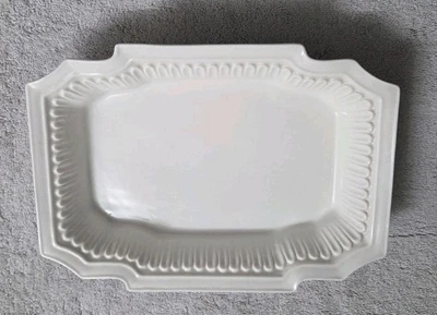 Nantucket Solid Cream White Porcelain Vegetable Serving Bowl EUC! - Image 1 of 3