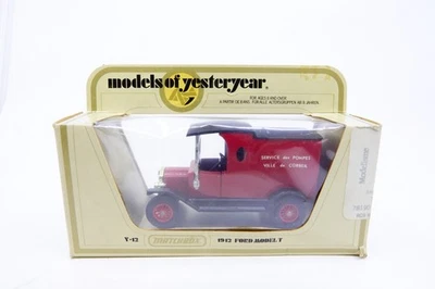 6077 Matchbox Modell of Yesteryear Y-12 1912 Ford Model T  Service des PompesOVP - Bild 1 von 3