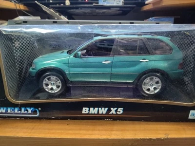 Welly 2000 BMW X5 E53 Green Diecast Model US Seller new in box - Image 1 of 4