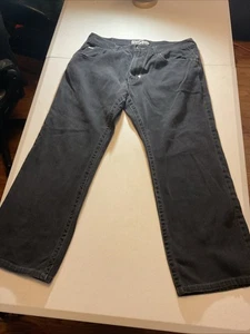 VTG Enyce Sean Combs Jeans 38X27 Dark Wash Wide Leg Baggy Y2K Skater Hip-Hop - Picture 1 of 19