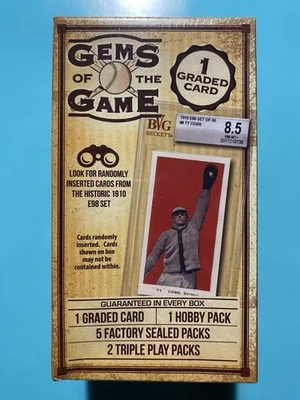 2015 Beckett E98 Gems Of The Game Factory Sealed Rare Baseball Box MJ Holdings  - Image 1 of 4