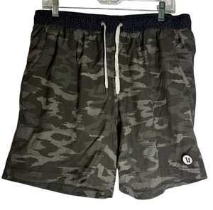Pantalones Cortos Vuori Kore 7” Forrados Negro Verde Camuflaje Absorbente de Humedad Para Hombre Grandes - Imagen 1 de 6