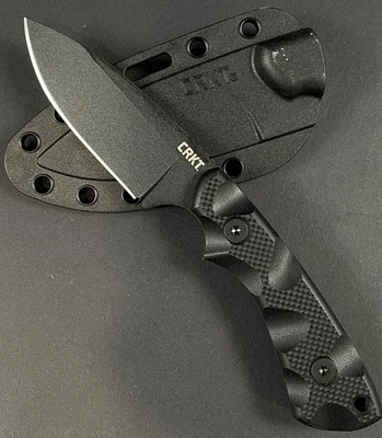 Cuchillo de hoja fija CRKT 2082 SIWI hoja de 3" negro - PRÍSTINO con funda Kydex Foto 1 de 4