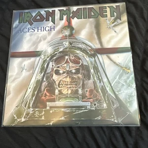 IRON MAIDEN - Aces High / King Of Twilight - 7 inch LP - UK Edition - Picture 1 of 2