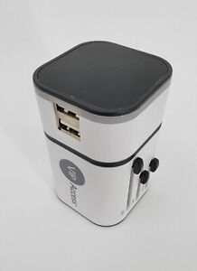 Worldwide Travel Adapter with 2 USB A 1 USB C for US to EU UK CA AUS EB-8818