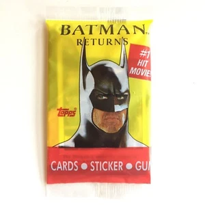 Topps Batman Returns Movie Sealed/Ungeöffnet Trading Card Pack (1992) - Bild 1 von 2