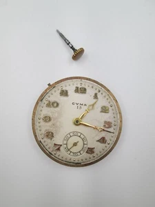 Máquina y esfera Cyma. Cuerda manual. Calibre 230. Años 30 - Imagen 1 de 3