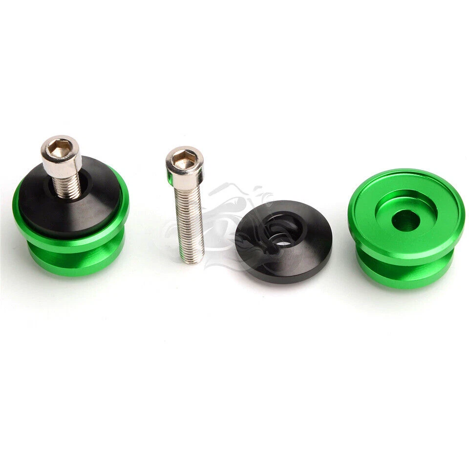 Carretes deslizantes de tornillo con soporte de brazo oscilante aptos para ZX-6R 7R 9R ZX-14R ZX-10R ZZR1400 Foto 1 de 4
