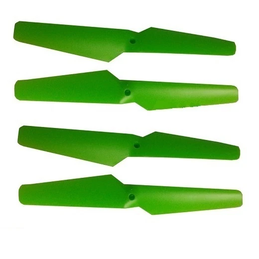 4 Syma X5,  X5C, X5SC, X5SW Green Main Blades Props Quadcopter Spare Parts UK - Image 1 of 3