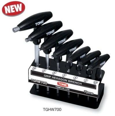 TONE Grip Hex Wrench 2.5/3/4/5/6/8/10mm Hexagon made in Japan  - Image 1 of 4