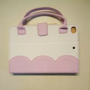 New Purple And White Tablet Holder / Purse - Picture 1 of 7