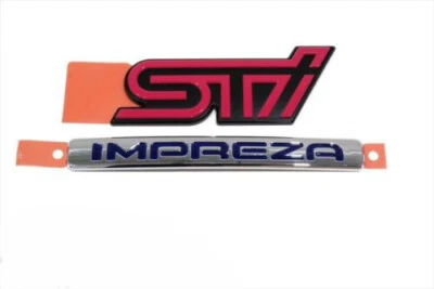 Juego de placas de identificación tapa maletero emblema Subaru Impreza STi 2006-2007 OEM NUEVO 93073FE800 Foto 1 de 4
