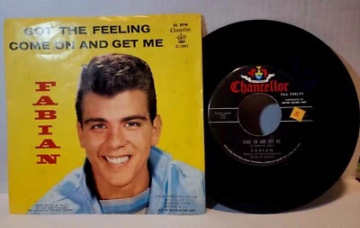 FABIAN 45 RPM RECORD IN VG WITH SLEEVE   CONDITION A-20 - Image 1 of 2