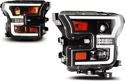 Faros para Ford F150 2015-2017 17-20 F-150 Raptor LED DRL proyector lámparas Foto 1 de 4