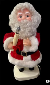 Candela Babbo Natale Vintage Miglior Movimento Accendi Babbo Natale 19” Testata - Foto 1 di 4