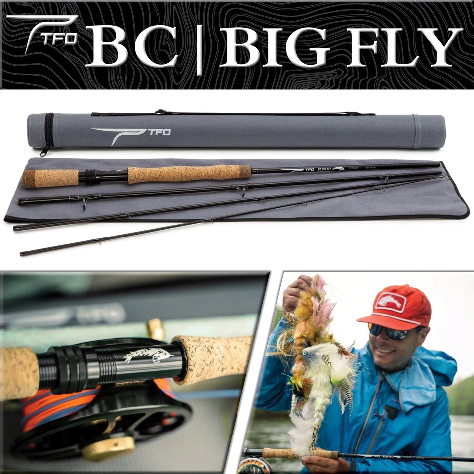 TFO BC Big Fly 10wt 9'0" | Muskie Fly Rod | Lifetime Warranty - FREE SHIPPING - Image 1 of 4