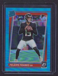FELEIPE FRANKS 2021 Optic Rated Rookies LIGHT BLUE PRIZM RC /299 FALCONS - Picture 1 of 2