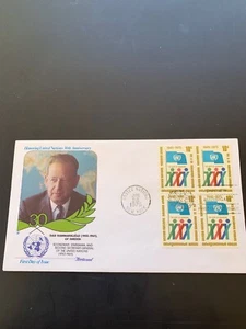 Briefmarken: Cover der Vereinten Nationen zum ersten Tag 70 Scott 260, 1975 - Bild 1 von 1