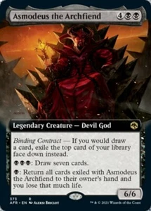 MTG ASMODEUS THE ARCHFIEND EXC - ASMODEUS L'ARCIDIAVOLO - AFR X EN - MAGIC - Picture 1 of 1