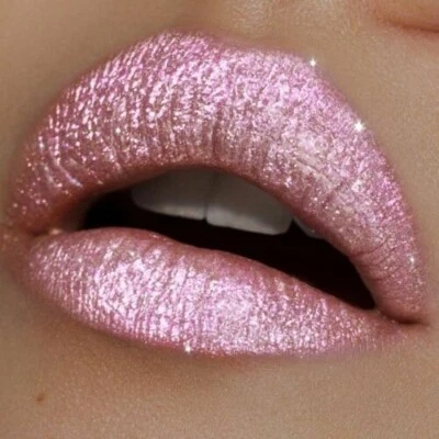 LIME CRIME COSMETIC DIAMOND CRUSHERS METALLIC LIP LIPSTICK IRIDESCENT PINK PEARL - Image 1 of 4