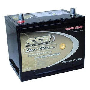 SSB 12V 60Ah Dry Cell Deep Cycle Battery - Picture 1 of 4
