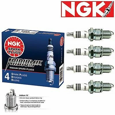 4 x Japan Iridium IX Spark Plugs NGK for 1984-1995 Toyota 4Runner Naturally - Image 1 of 4