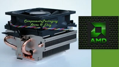AMD CPU Cooler Fan for Phenom II X4 X6 FX Series Socket AM3-AM2+ Processor New - Image 1 of 4