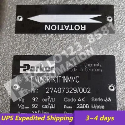 PV092R1K1T1NMMC Parker Hydraulic Pump UPS SHIPPING - Image 1 of 2