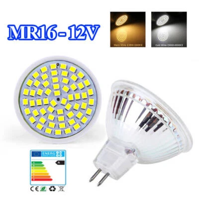 LED MR16 12V Bulb WarmWhite Cool White 3W 5W 7W Recessed Spotlight - Image 1 of 2