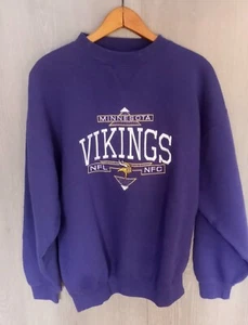 Vintage Carl Eller signiertes sportliches Sweatshirt Minnesota Vikings Cadre - Bild 1 von 4
