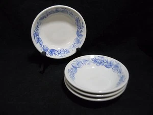 Mayer Dessert Sauce Fruit Bowls MYR40 Blue Vine Pattern Set of 4 - Picture 1 of 8