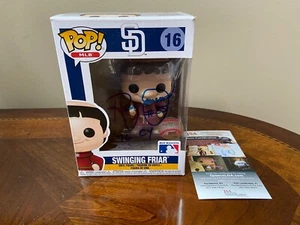Funko Pop MLB SD Padres "Swinging Friar" #16 Randy Jones Cy Young Signed JSA  - Picture 1 of 7