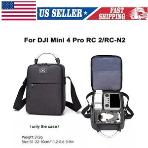 Portable Storage Bag Backpack for DJI Mini 4 Pro Drone RC2/RC-N2 Travel Case US - Picture 1 of 14