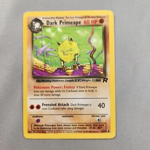 Dark Primeeape Pokémon, Team Rocket, Uncommon 43/82 LP - Picture 1 of 5