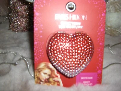 Paris Hilton Glamorous Compact Mirror Foldable Red Ombre' Heart Two/Side NWT - Image 1 of 4