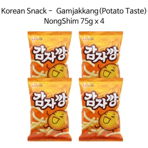 NongShim Korean Snack Gamjakkang (Kartoffelgeschmack) 75g x 4 Packungen - Bild 1 von 1